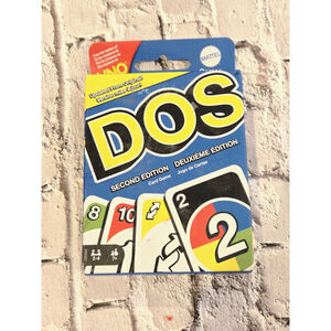 Uno, DOS Second Edition Card Game with Updated Rules, NIP